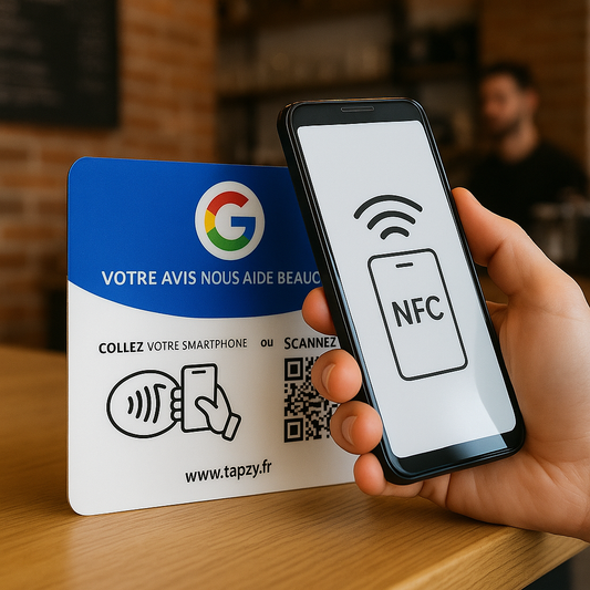 Plaque NFC Google – Laissez un avis en un clin d’œil